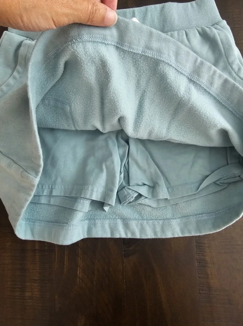 wonder nation light blue skort with front pockets
